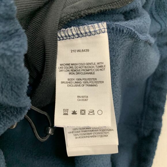 Columbia Jacket Womens M Medium Storm Blue Full Zip Stand Collar Fleece Pockets - Picture 8 of 10